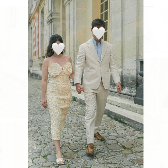 MARA HOFFMAN | White Mina Strapless Midi | Small/Medium - Picture 6 of 9